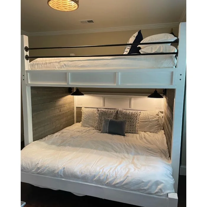 Built-in-style white bunk room inspiration